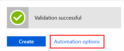 Use Azure Portal Automation options to create ARM template